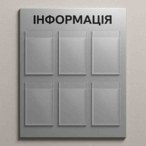 Інформаційний стенд з алюмінієвого композиту — для виставок