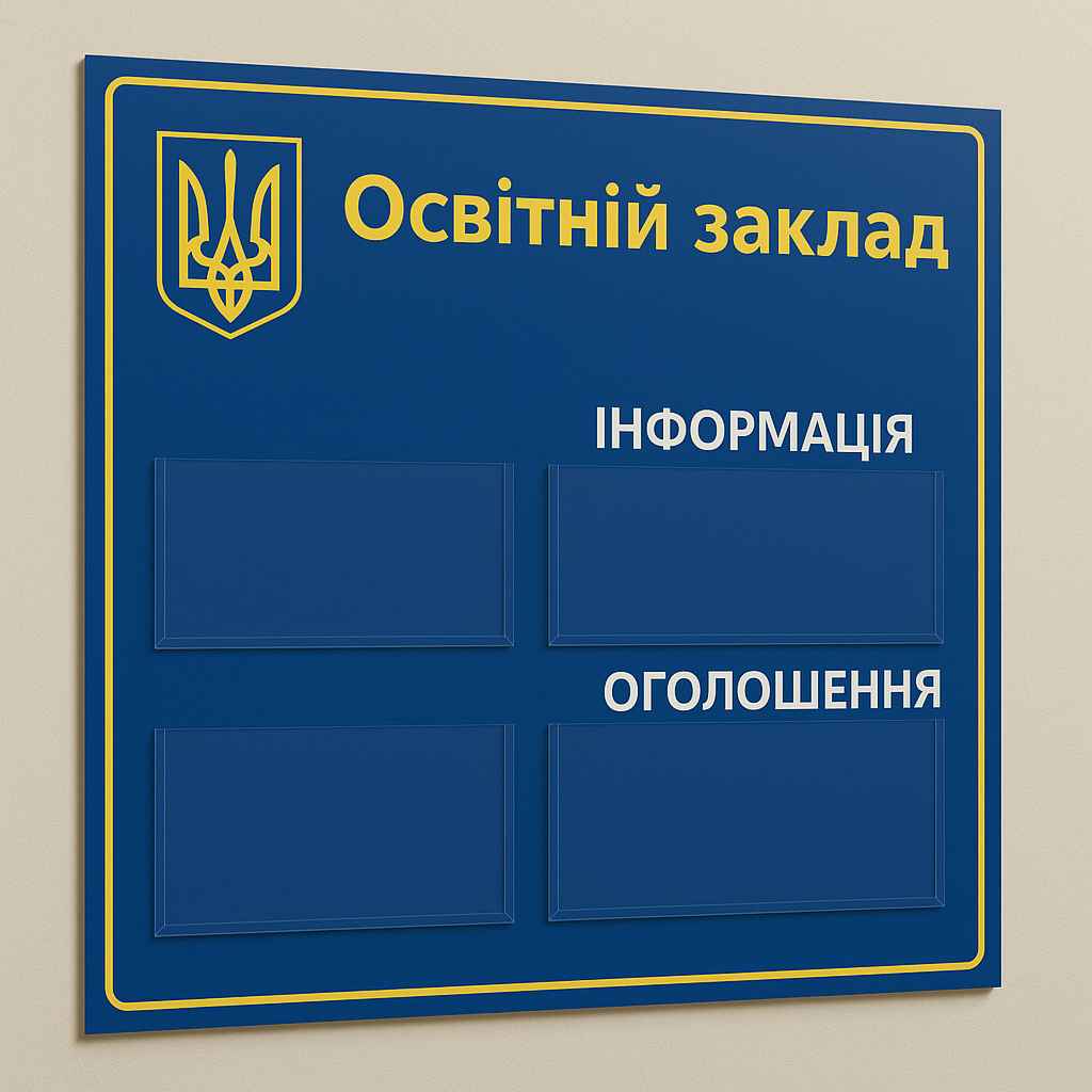 Стенд расписание занятий университет