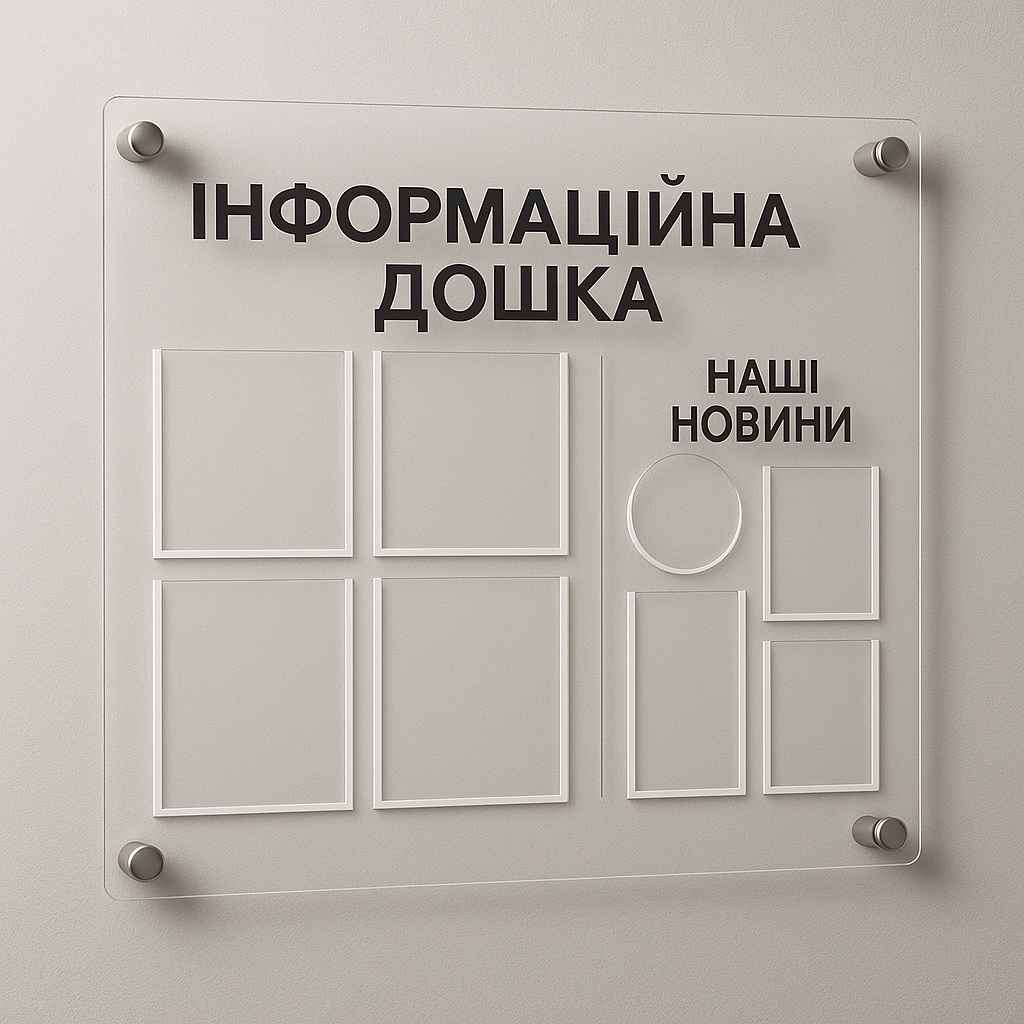 Информационный стенд для студентов университета