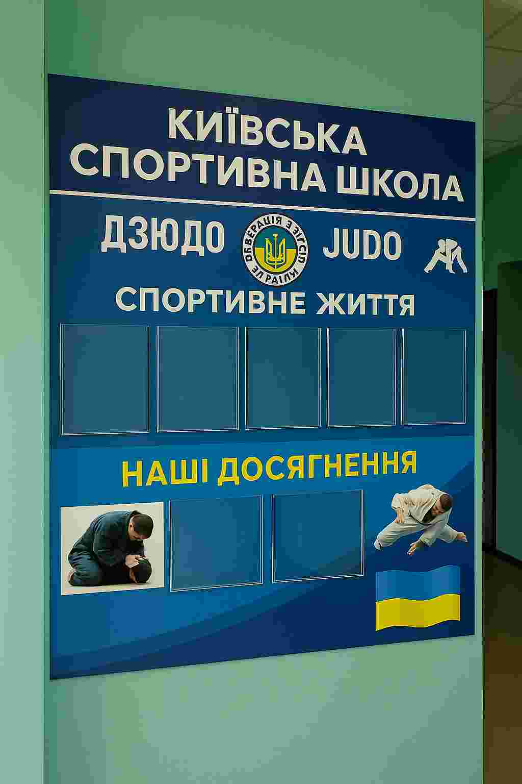 Стенды спортивных центров